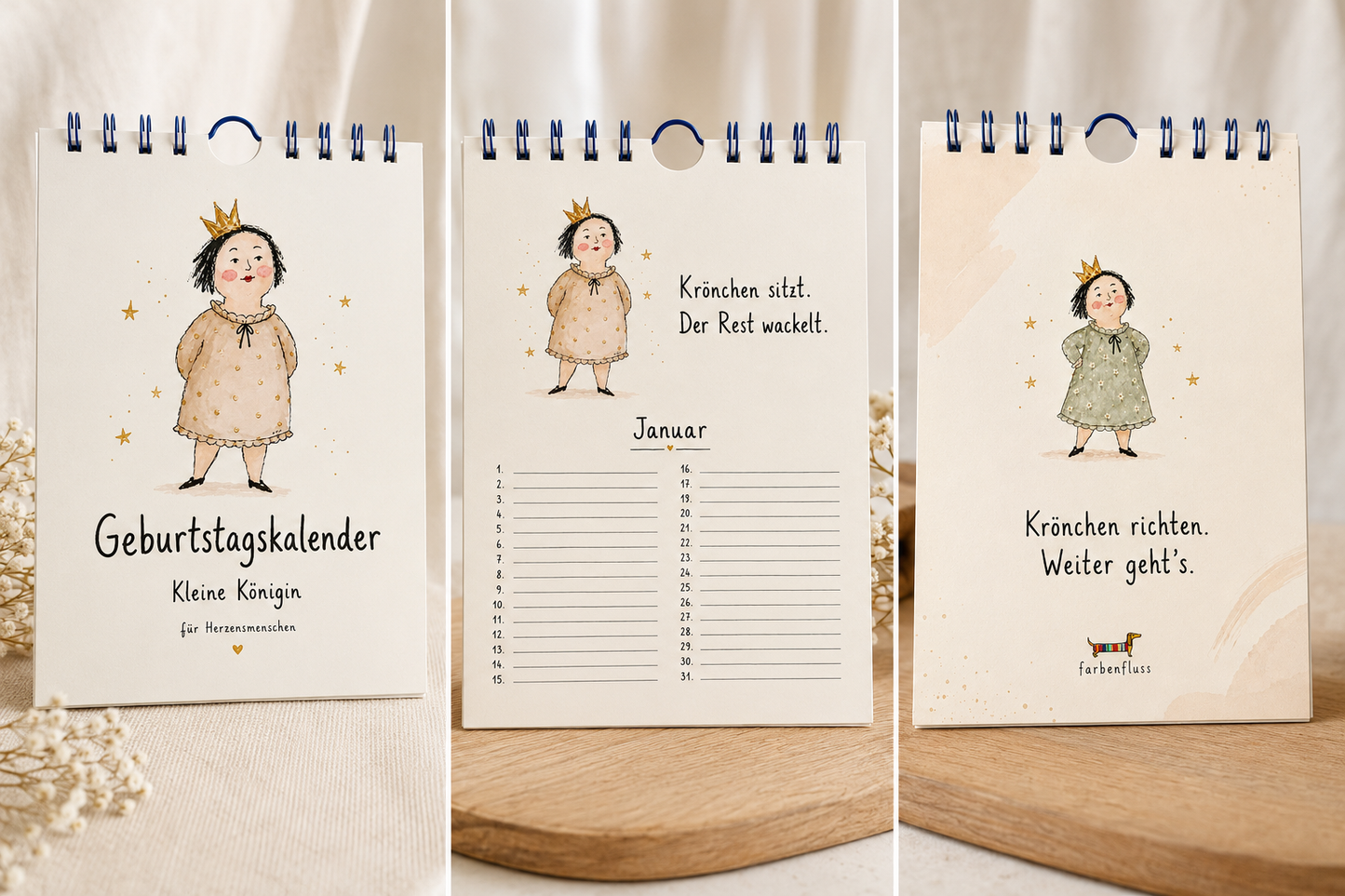 Königliche Geburtstage | DIN A5 | Ringbindung