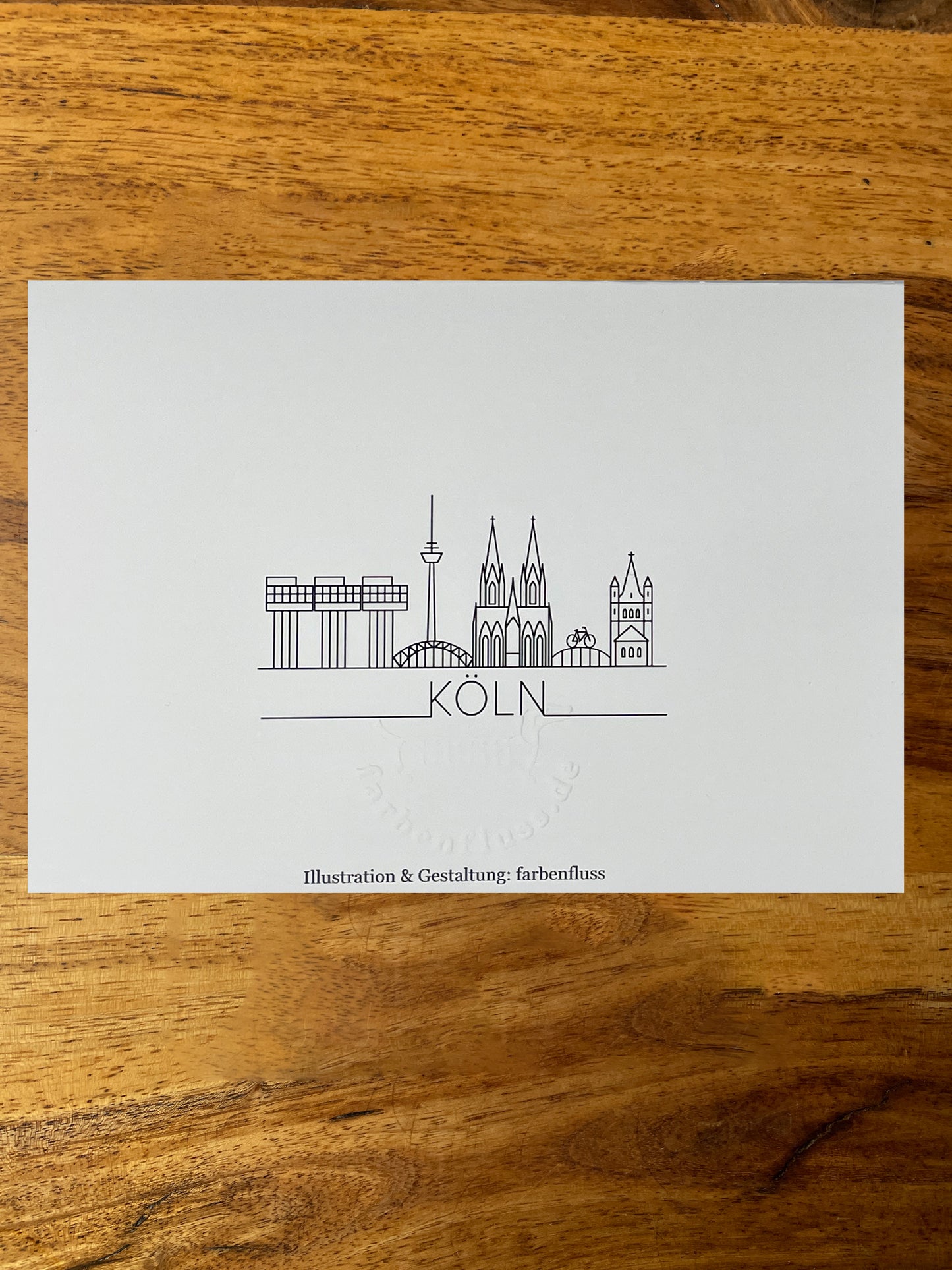 Klappkarten mit Umschlag -Köln