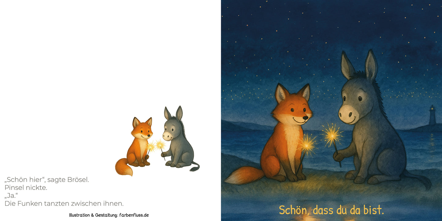 MutMachkarte mit Umschlag - Format 15x15 - Wunderkerze