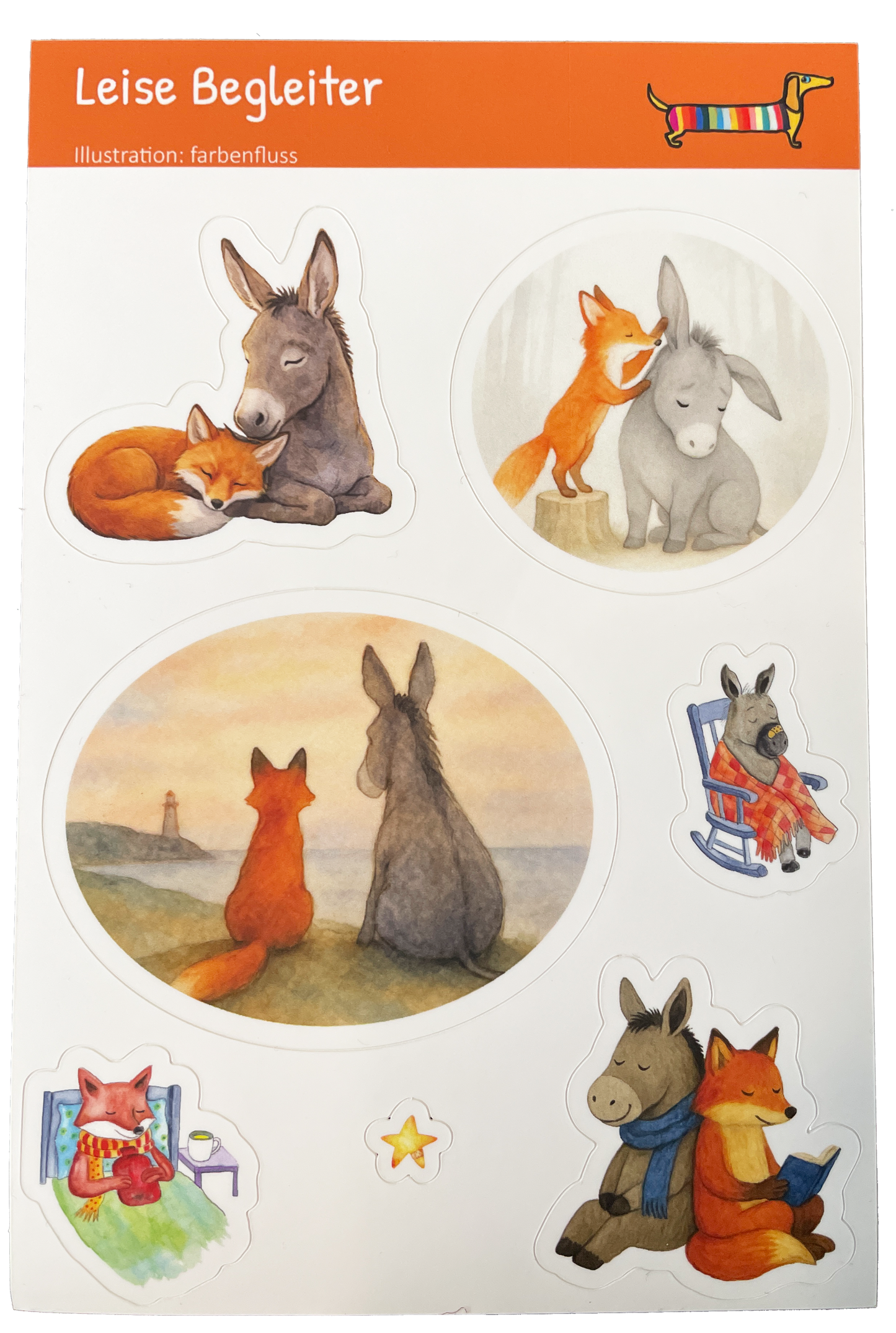 Leise Begleiter – Sticker Sheet