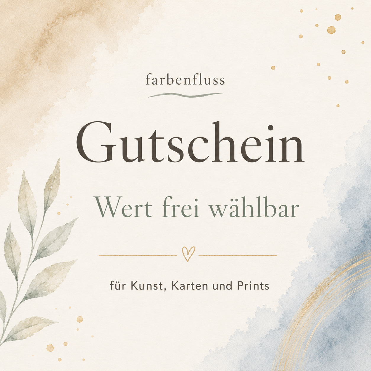 farbenfluss - Gutschein