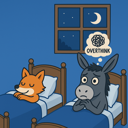 MutMachkarte mit Umschlag - Format 15x15 - Overthinker