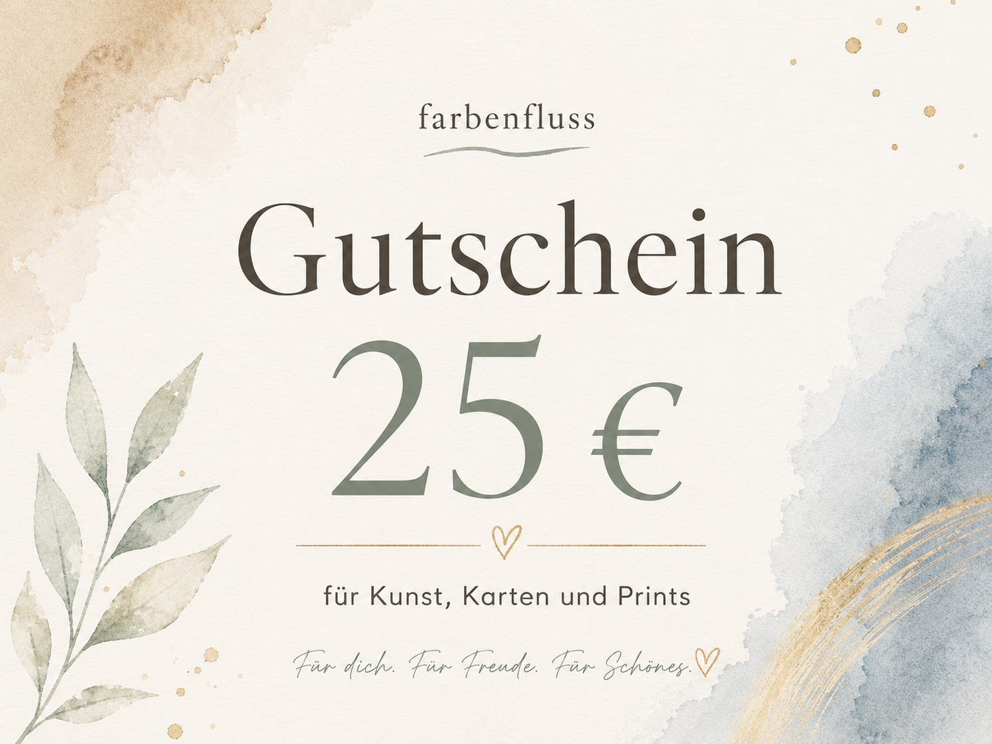 farbenfluss - Gutschein