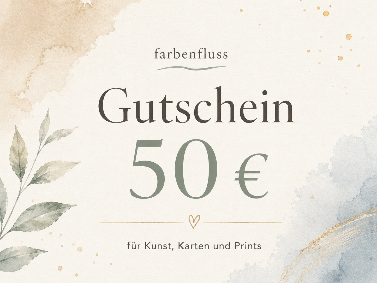 farbenfluss - Gutschein