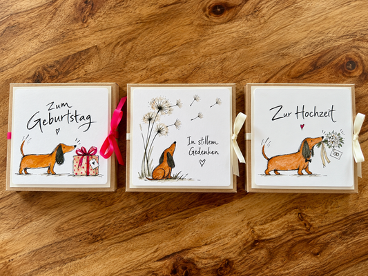 Geschenkbox mit Grußkarte & Wunscherfüller