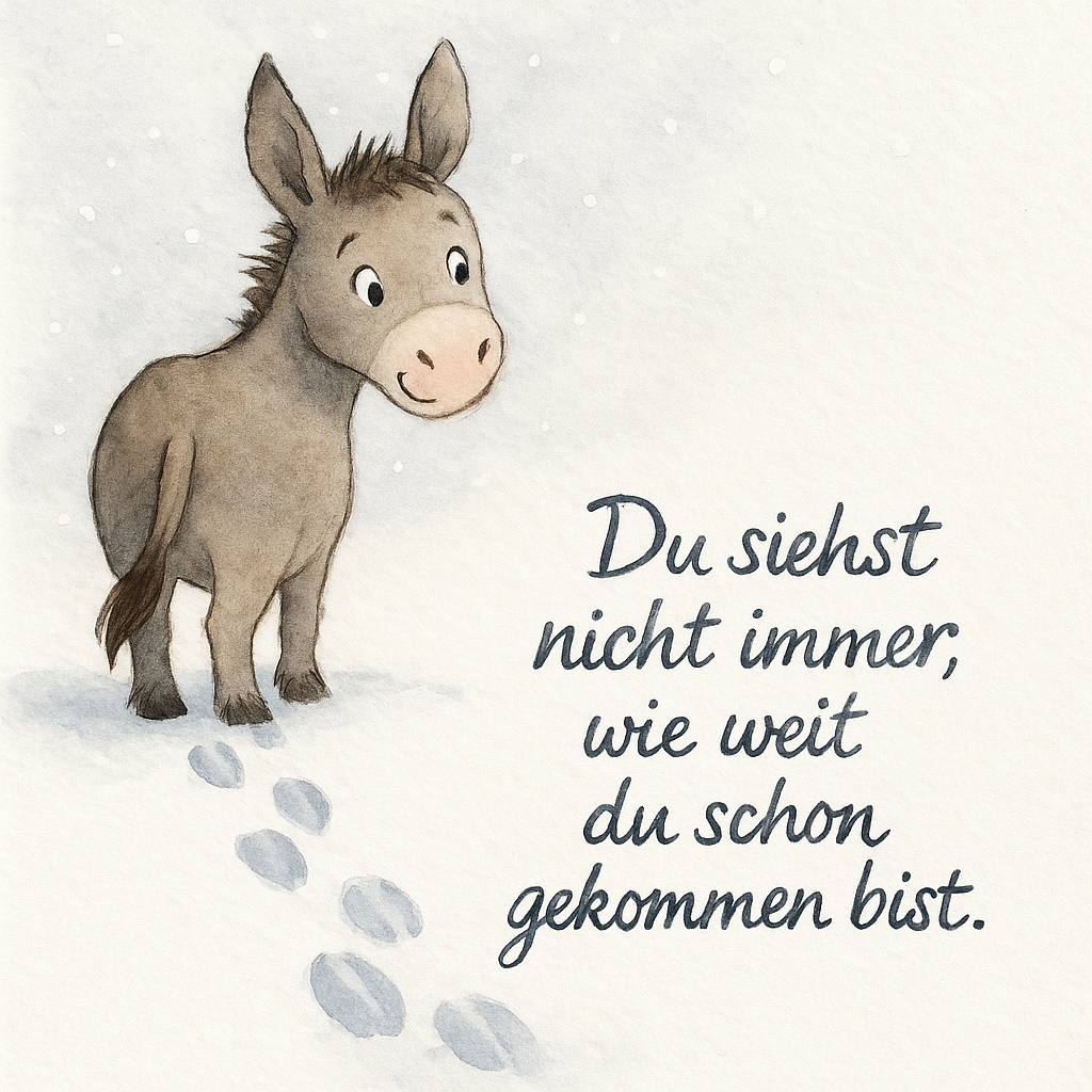 MutMachkarte mit Umschlag - Format 15x15 - Rückblick