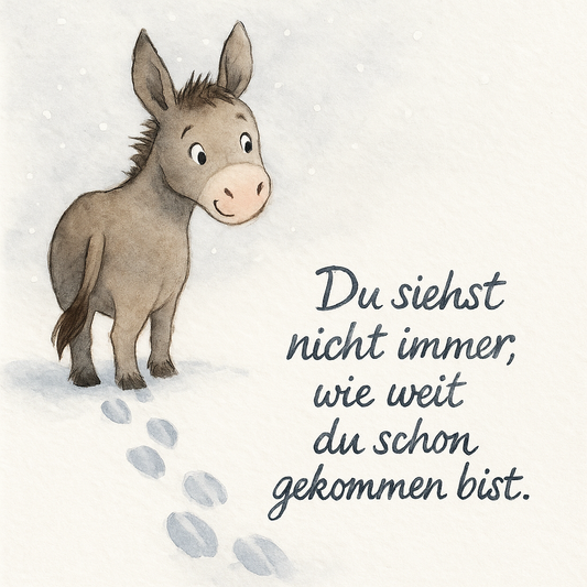 MutMachkarte mit Umschlag - Format 15x15 - Rückblick