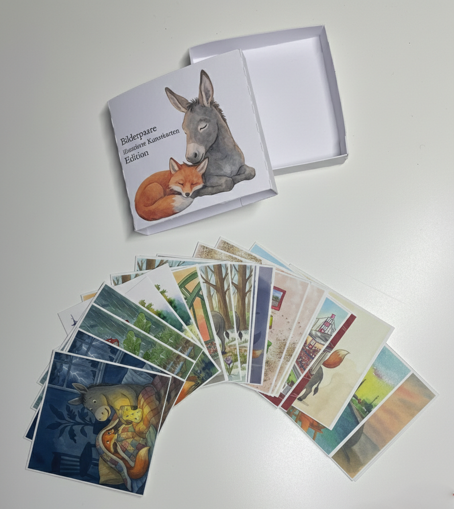 BILDERPAARE – illustrierte Kunstkarten (Edition)