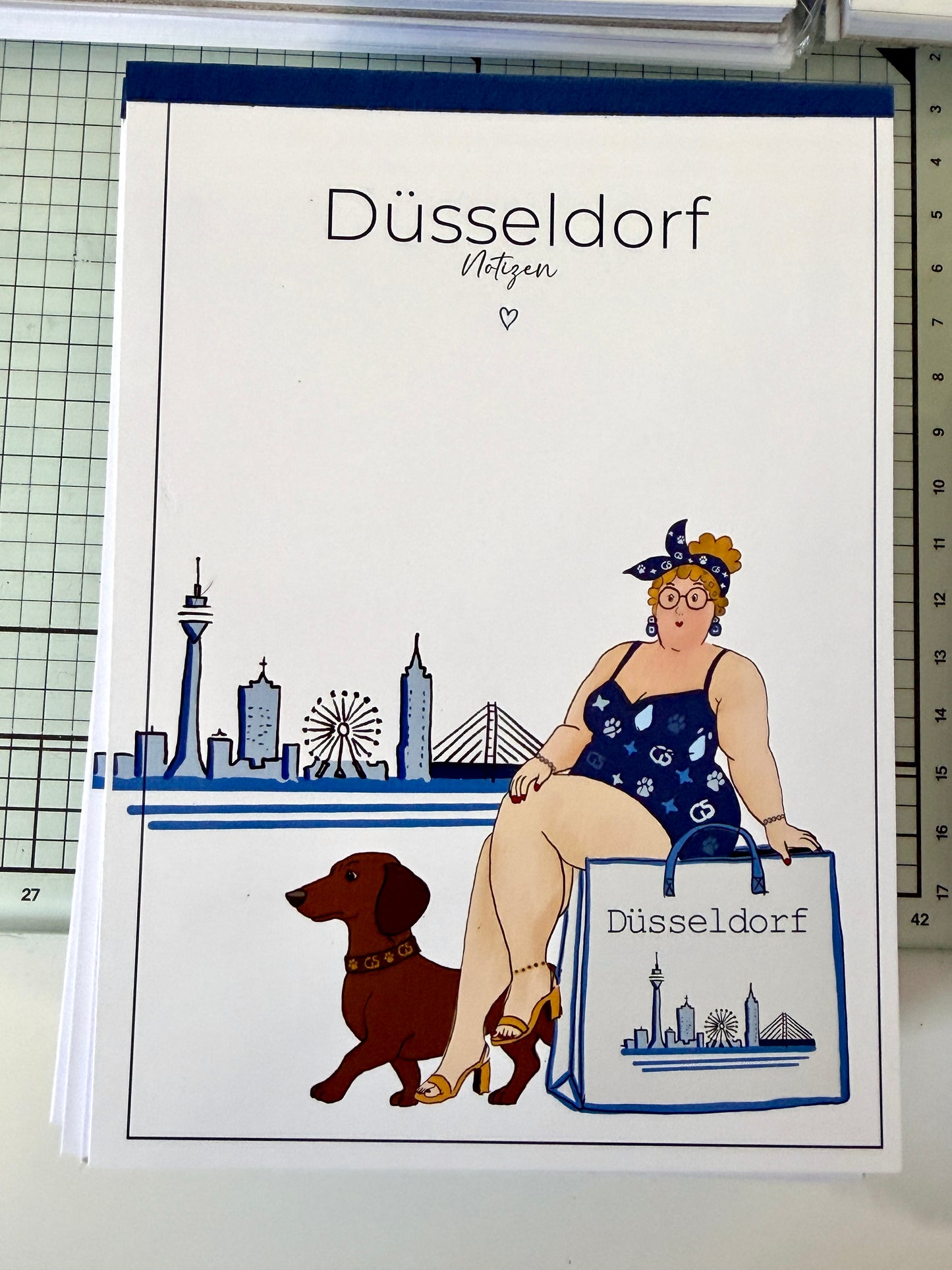 Düsseldorf Notizen – Notizblock DIN A6
