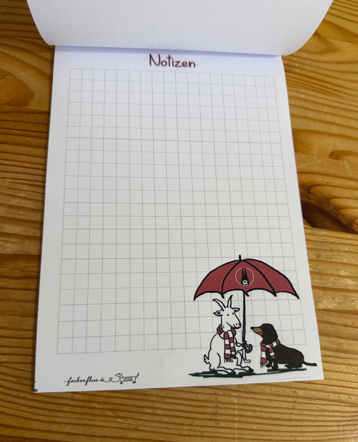 Notizblock „Bei jedem Wetter“ – DIN A5 | 25 Blatt