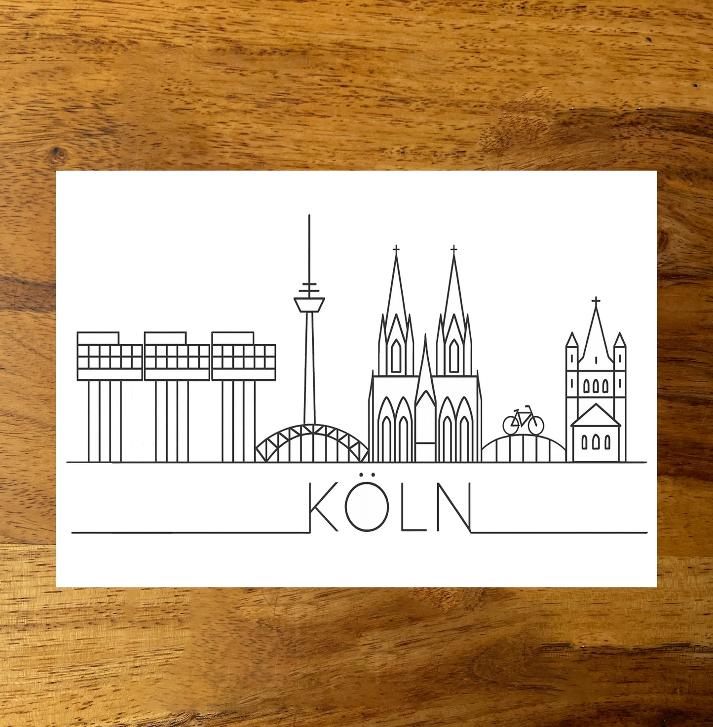 Klappkarten mit Umschlag -Köln