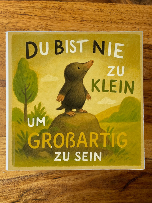 MutMachkarte mit Umschlag - Format 15x15 - Du bist_Version 2