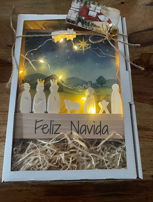 Mini-Weihnachtskrippen – handgegossen & individuell gestaltet