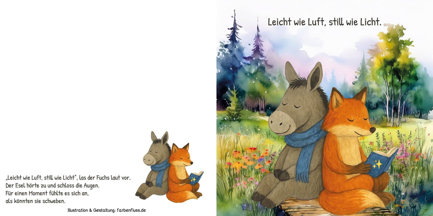 MutMachkarte mit Umschlag - Format 15x15 - Leicht wie Luft