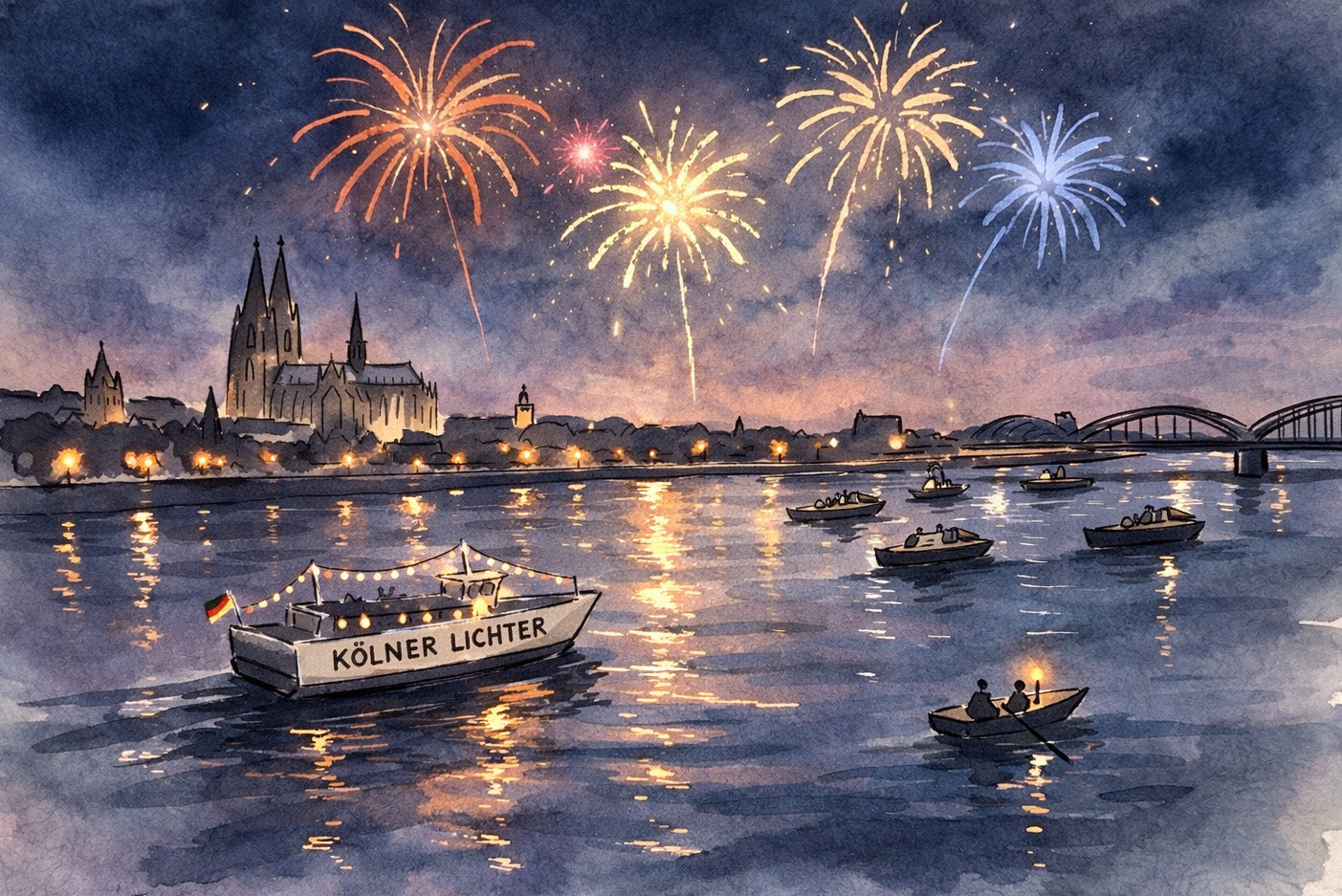 FineArt Print - Kölner Lichter