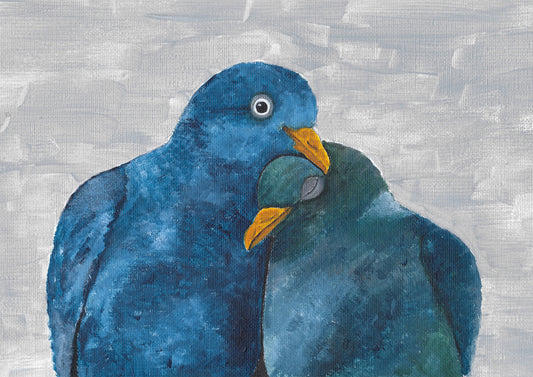 FineArt Print nach Original in Öl auf Papier "zusammen"