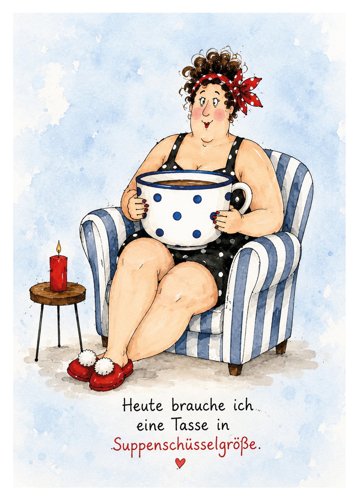 „Heute brauche ich eine Tasse in Suppenschüsselgröße“ – Curvy